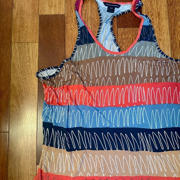 French Connection | Multicolor relaxed fit muscle tee top size M (fits l or xl) - Picture 4 of 4
